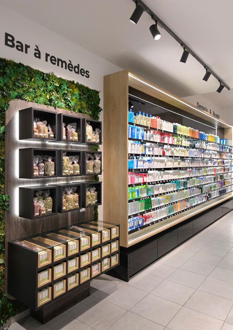 Skincare brand display stand